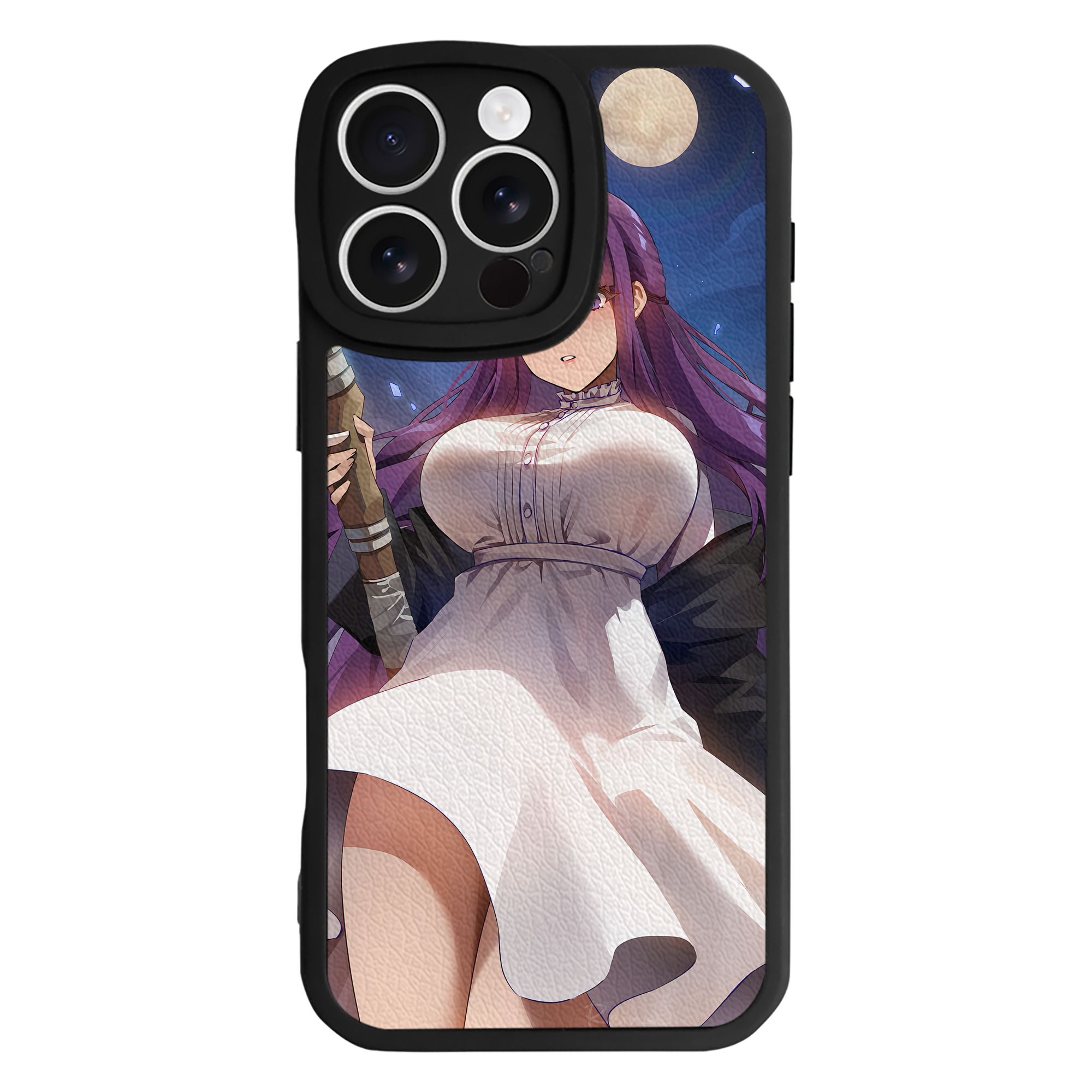 （画像用） 葬送のフリーレン Frieren 【iPhone 16シリーズ対応】シリコンスマホケース（レザー調） 材質：シリコン